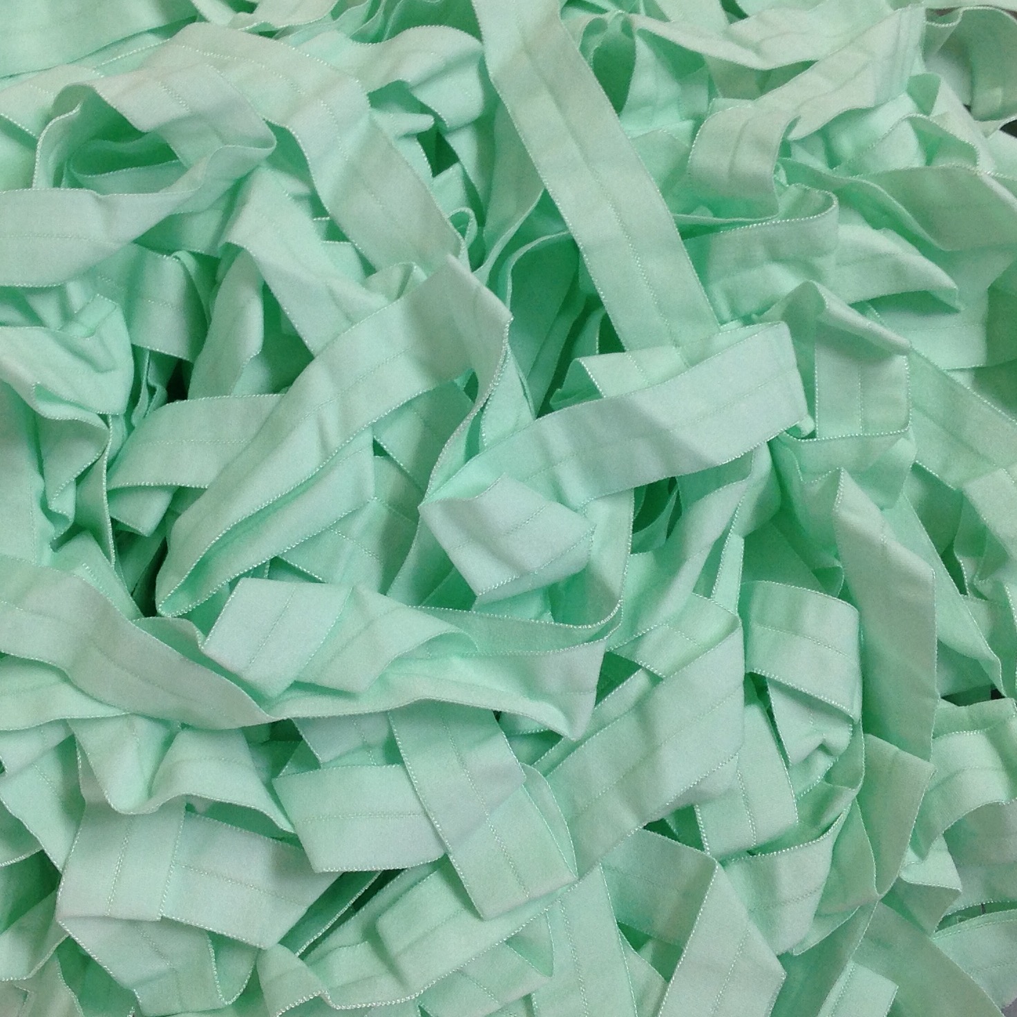 Fold Over Elastic (Matte) 20mm Mint Green – Mini Matters