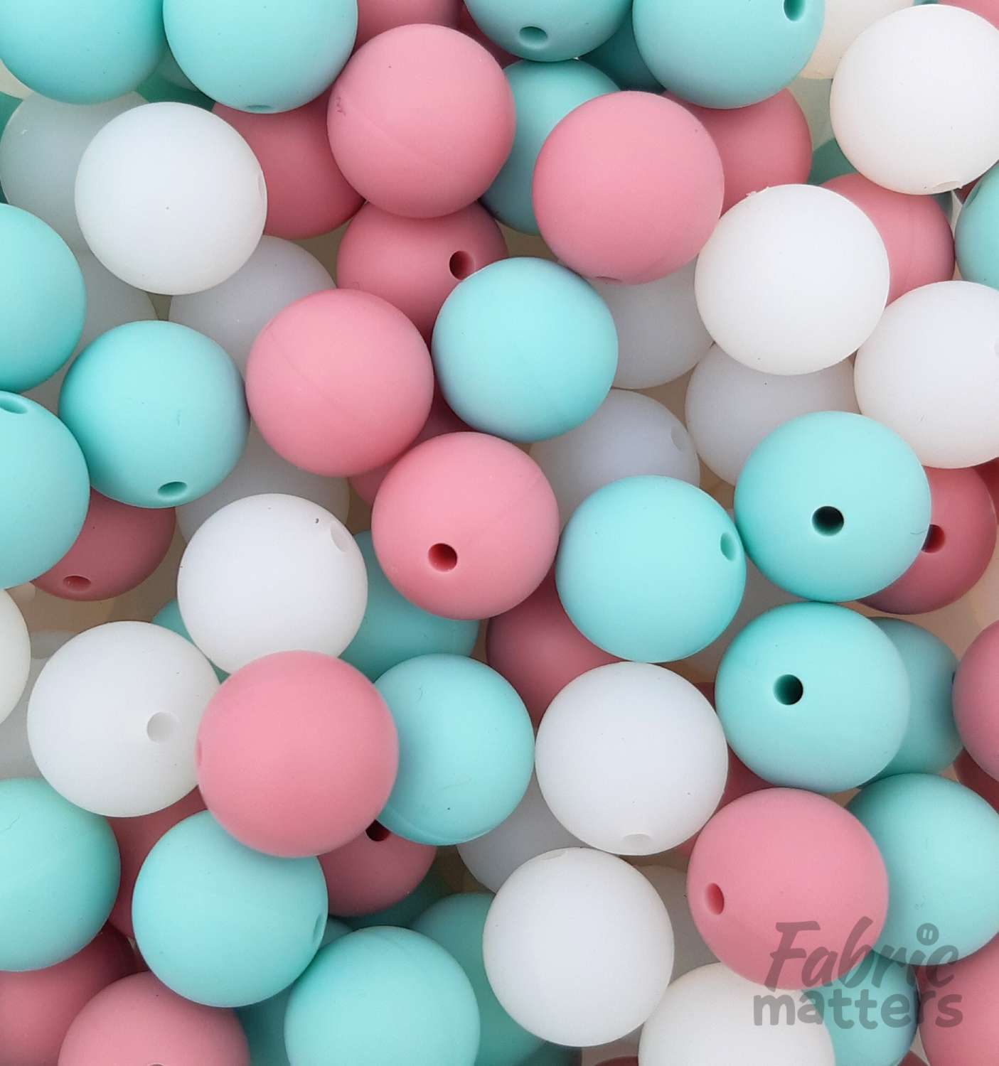 15mm Round Silicone Beads | Mini Matters
